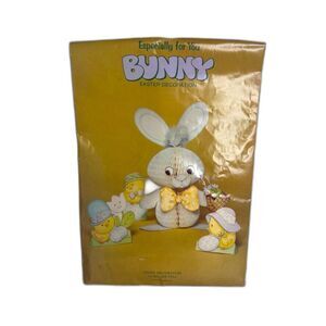 Bunny Easter Decoration VTG Honeycomb Centerpiece Die Cut Table Holiday Decor